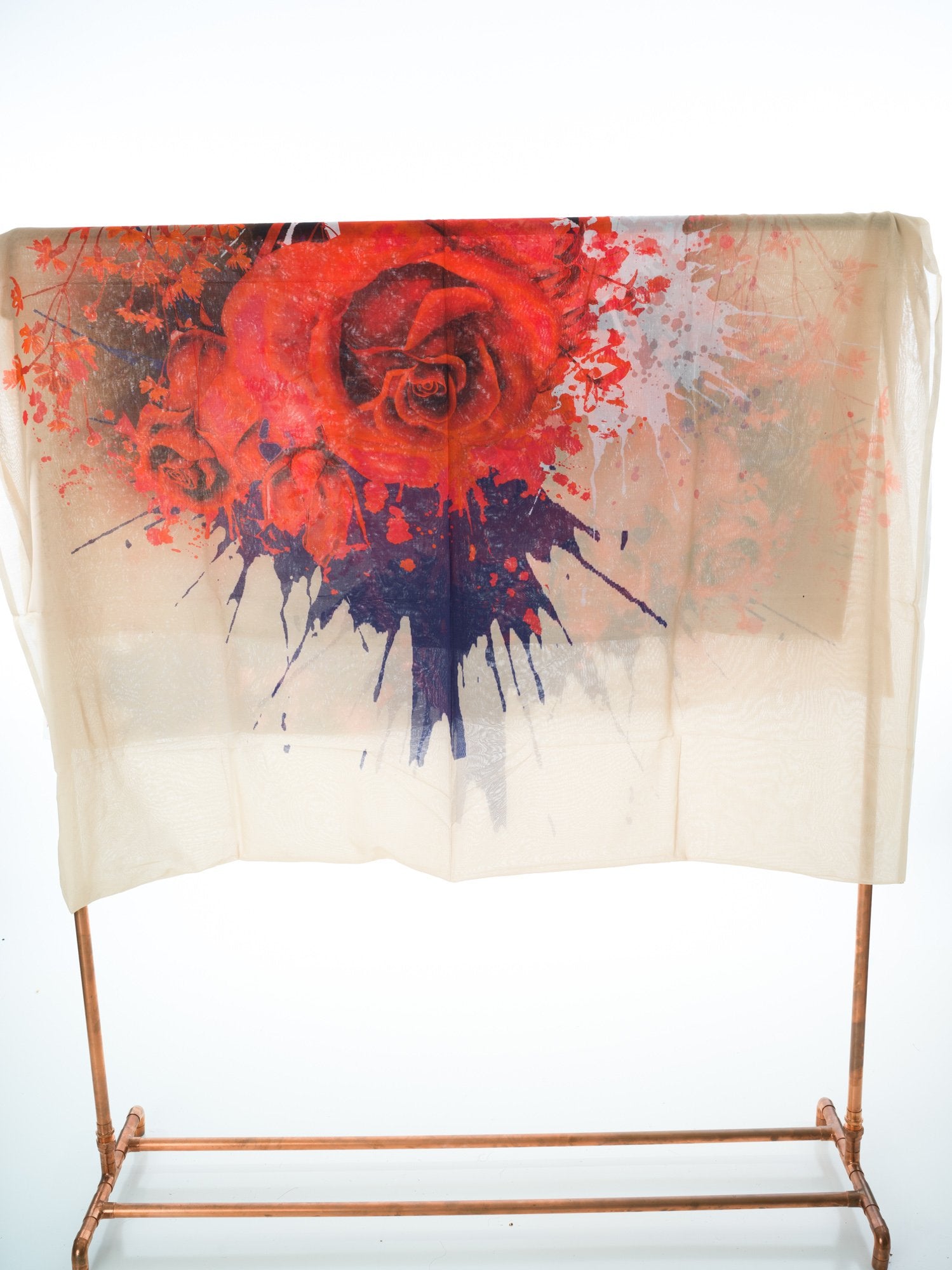 Red Rose abstract Will digital dirac Kabayare