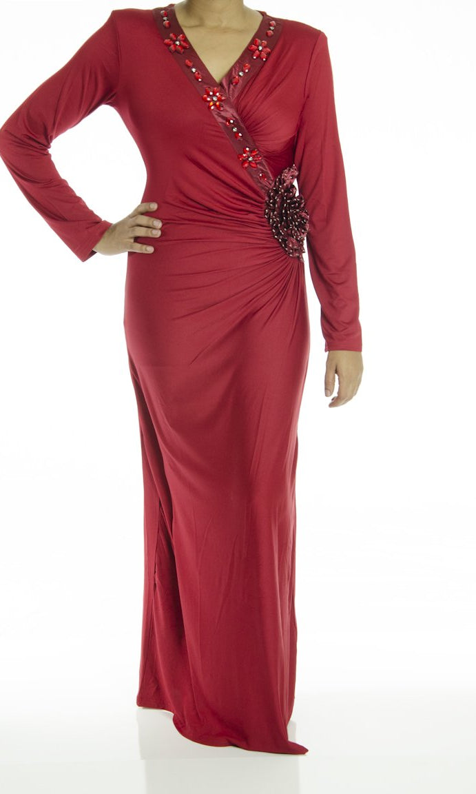 Red Rose Gemstone dress Kabayare