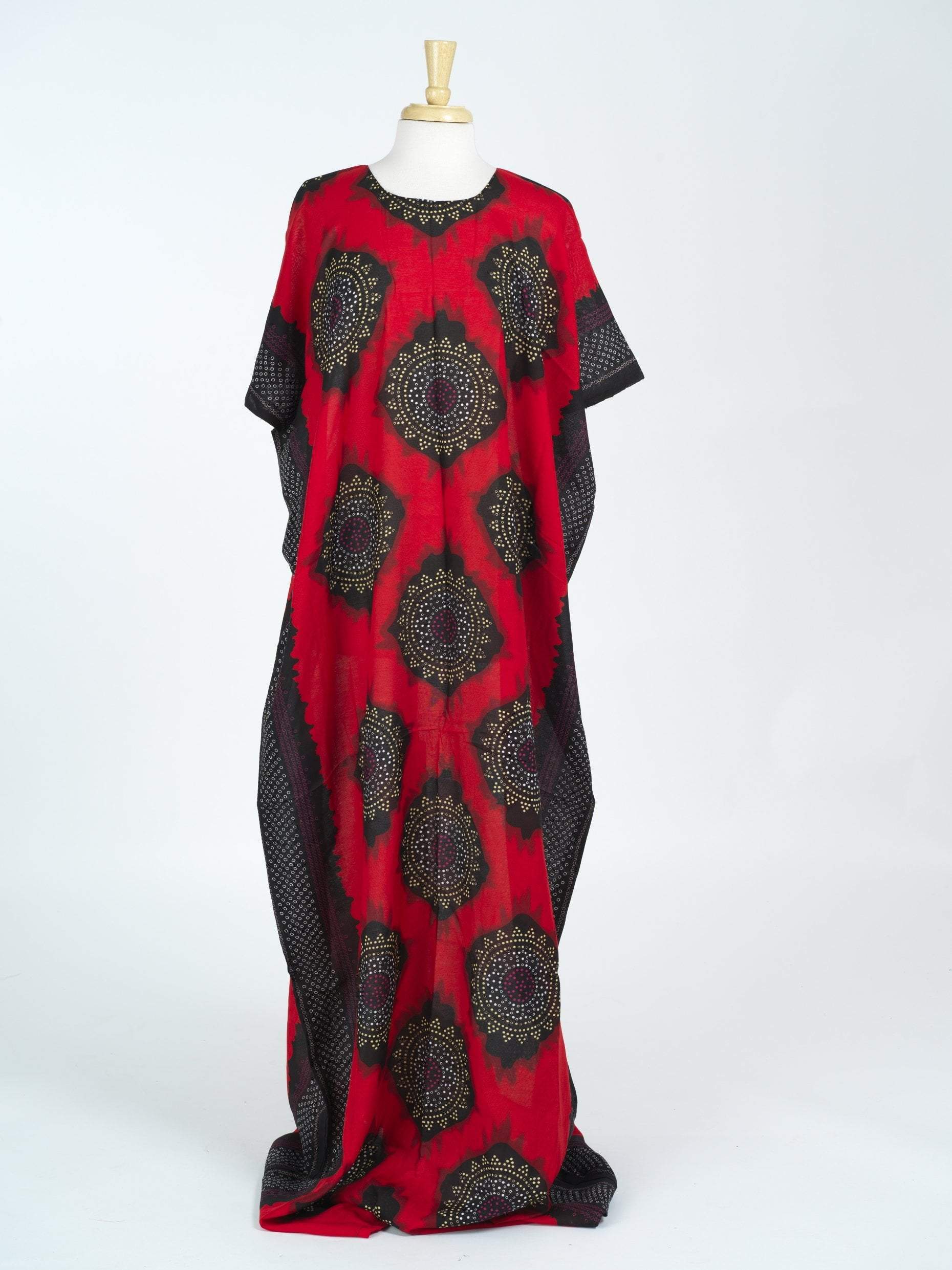 Red traditional Bati Dress Kabayare