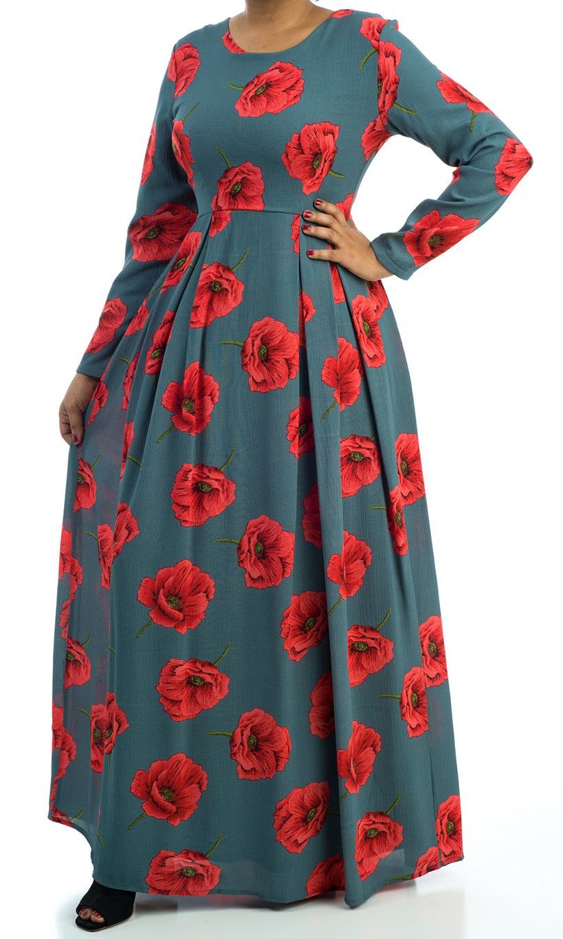 ROMANTIC POSSIBILITIES Print Maxi dress Kabayare