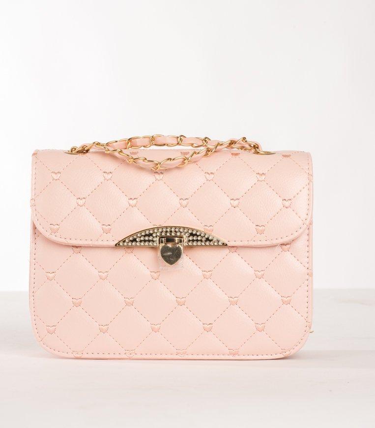Rose Diamond Hearts Shoulder Bag Kabayare