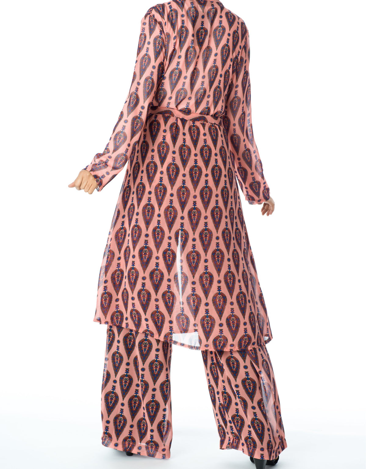 Rose monniete print matching set Kabayare