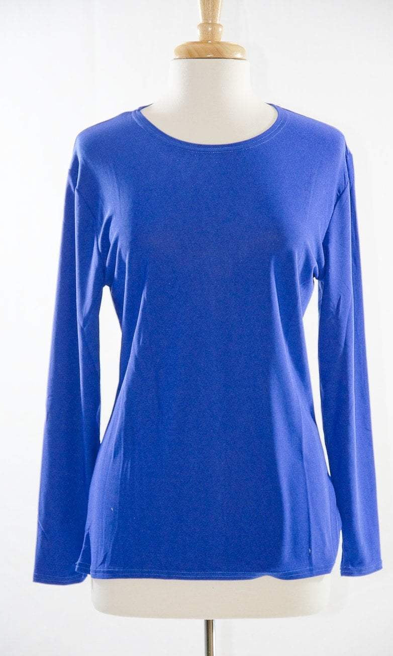 Royal Blue Long Sleeve Kabayare
