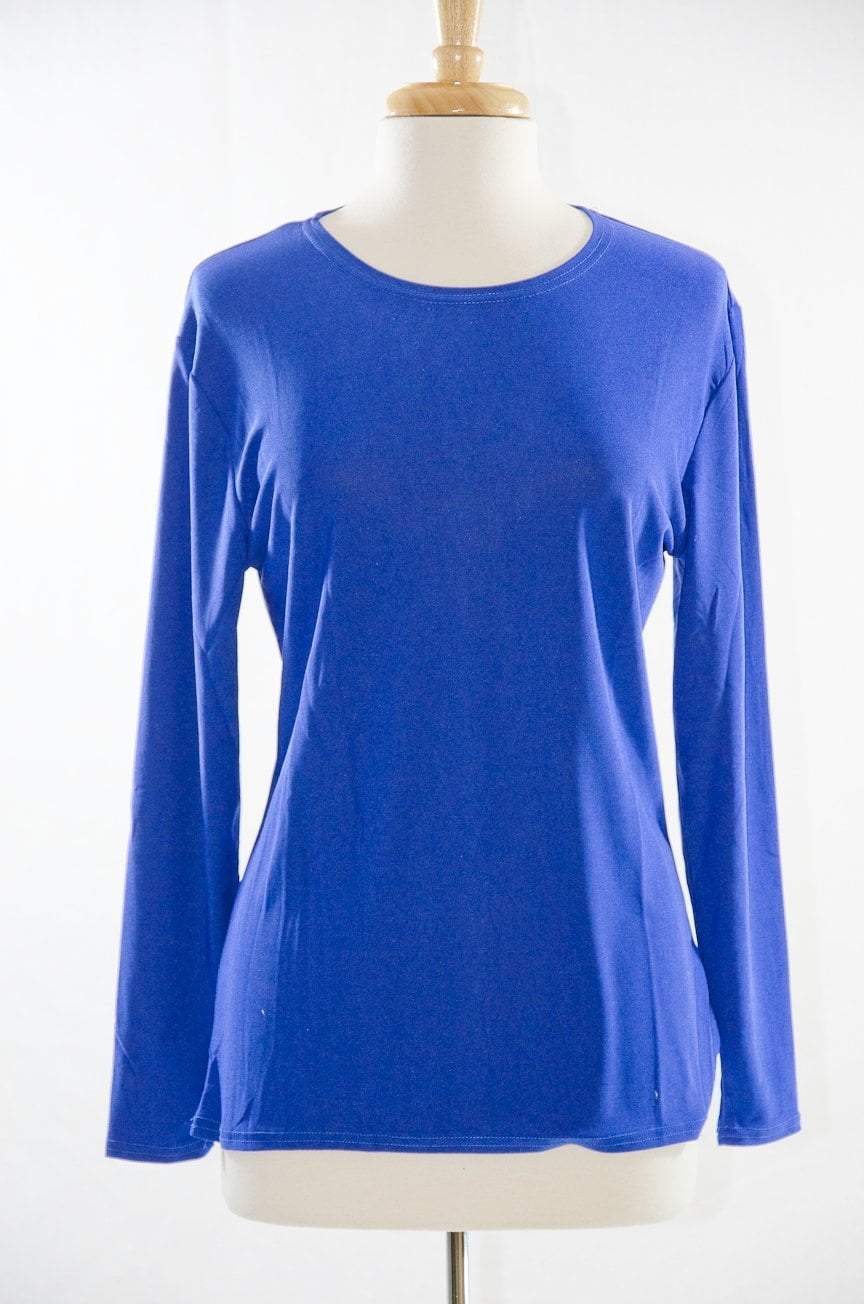 Royal Blue Long Sleeve Kabayare