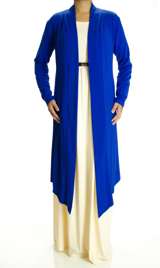 Royal Blue Maxi Cardigan Kabayare