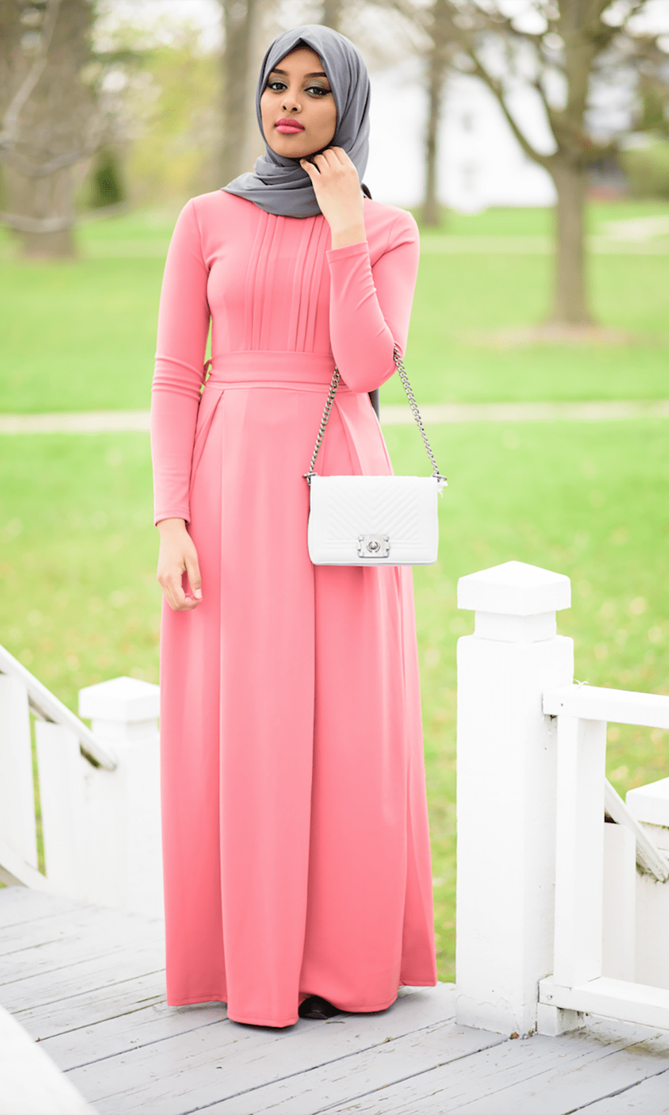 Salmon Elite Maxi Dress Kabayare