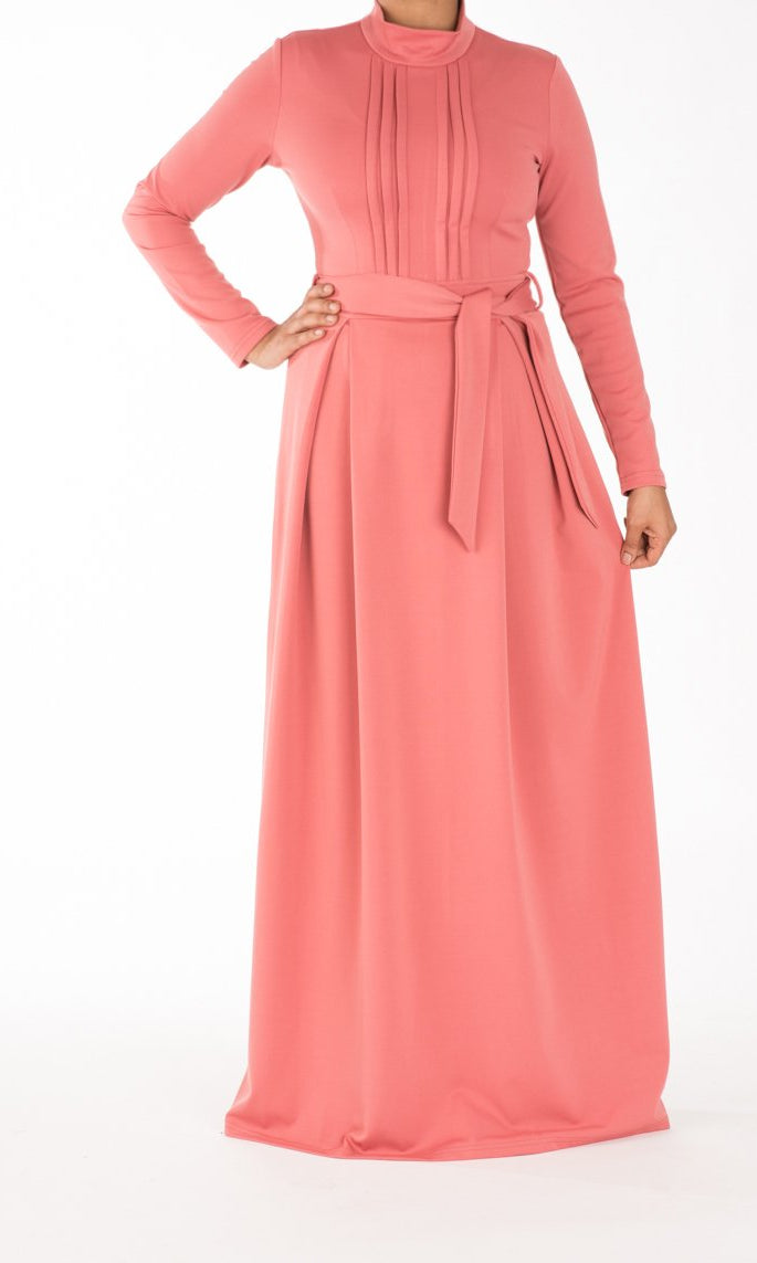 Salmon Elite Maxi Dress Kabayare