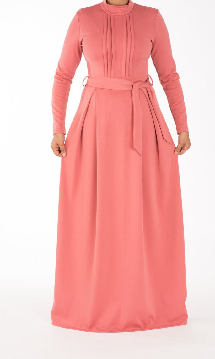 Salmon Elite Maxi Dress Kabayare