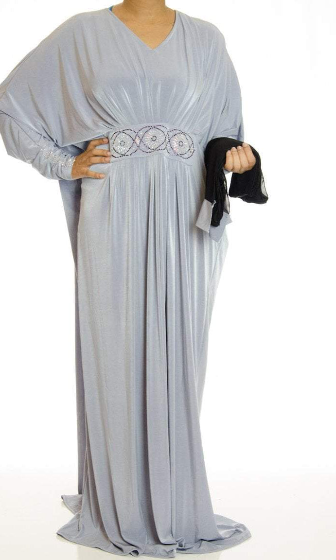 Samia Butterfly Jersey Abaya Kabayare