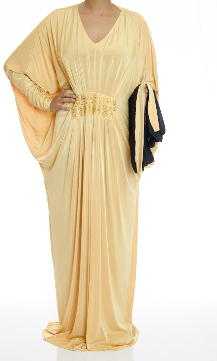 Samira Butterfly Jersey Abaya Kabayare