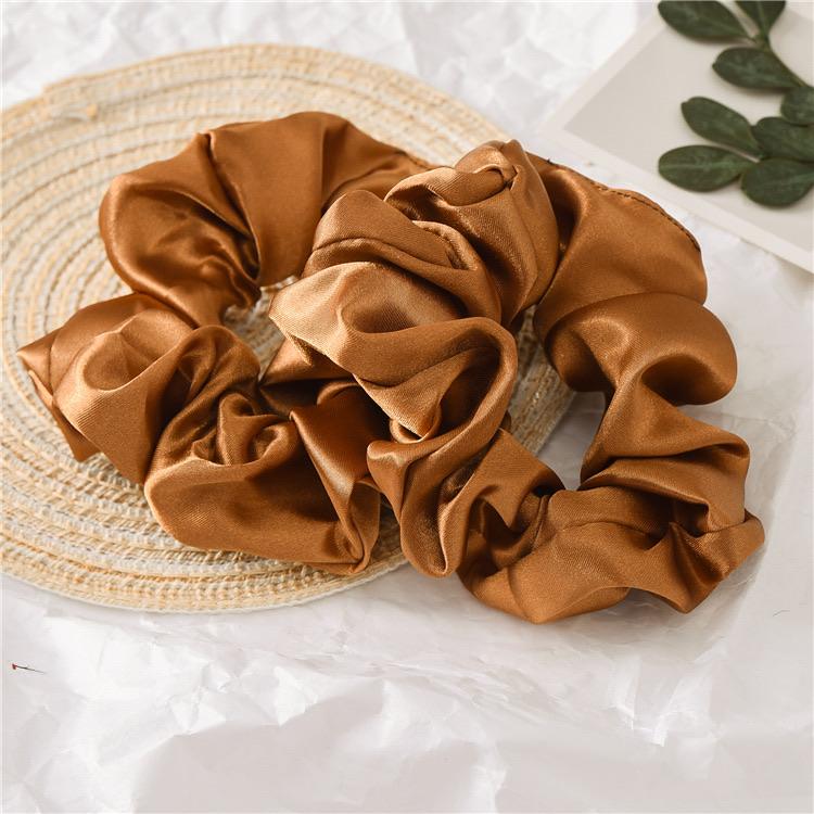 Satin hair scrunchies - Kabayare Fashion (6155855364274)
