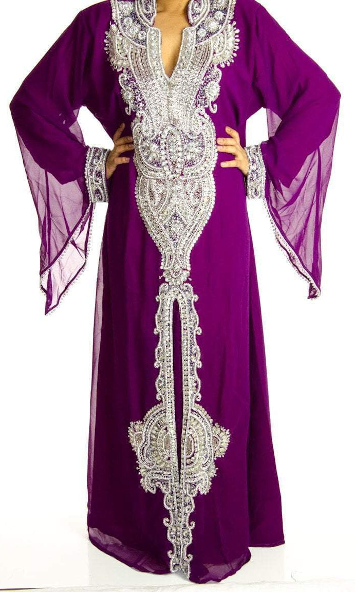 Silver Bell Khaleeji Dress Kabayare