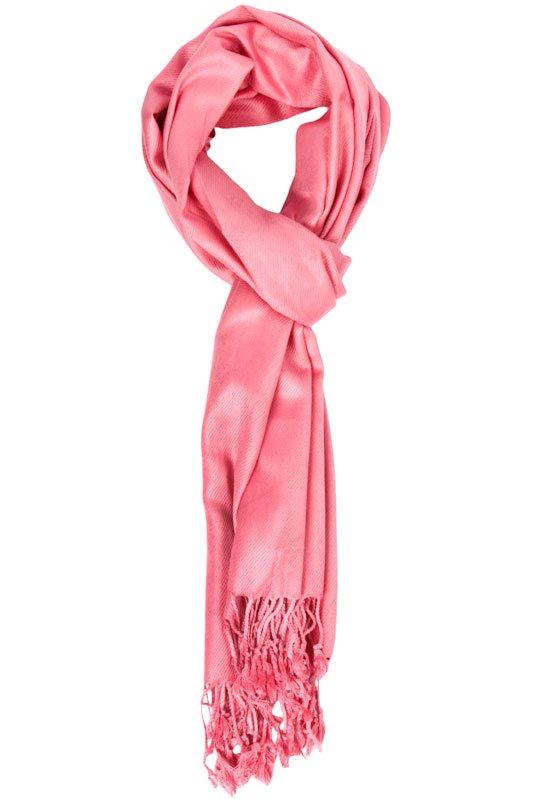 Solid Berry Pink Scarf Kabayare