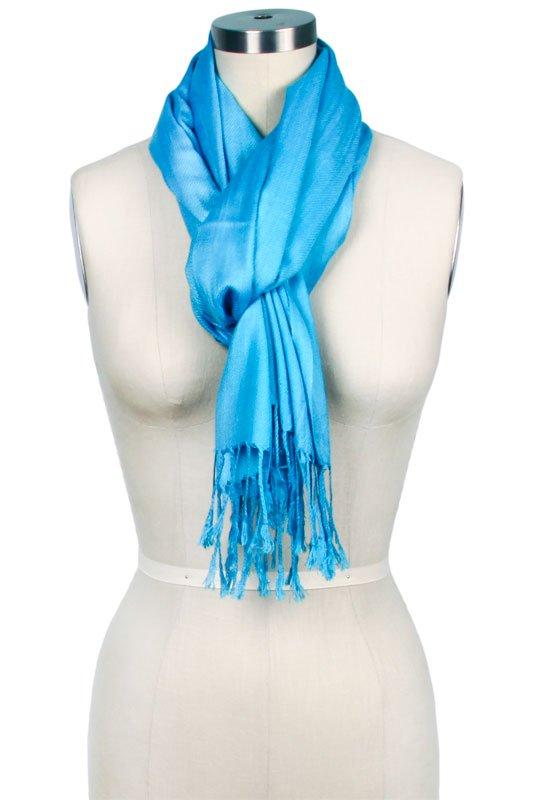 Solid Light Blue Scarf Kabayare