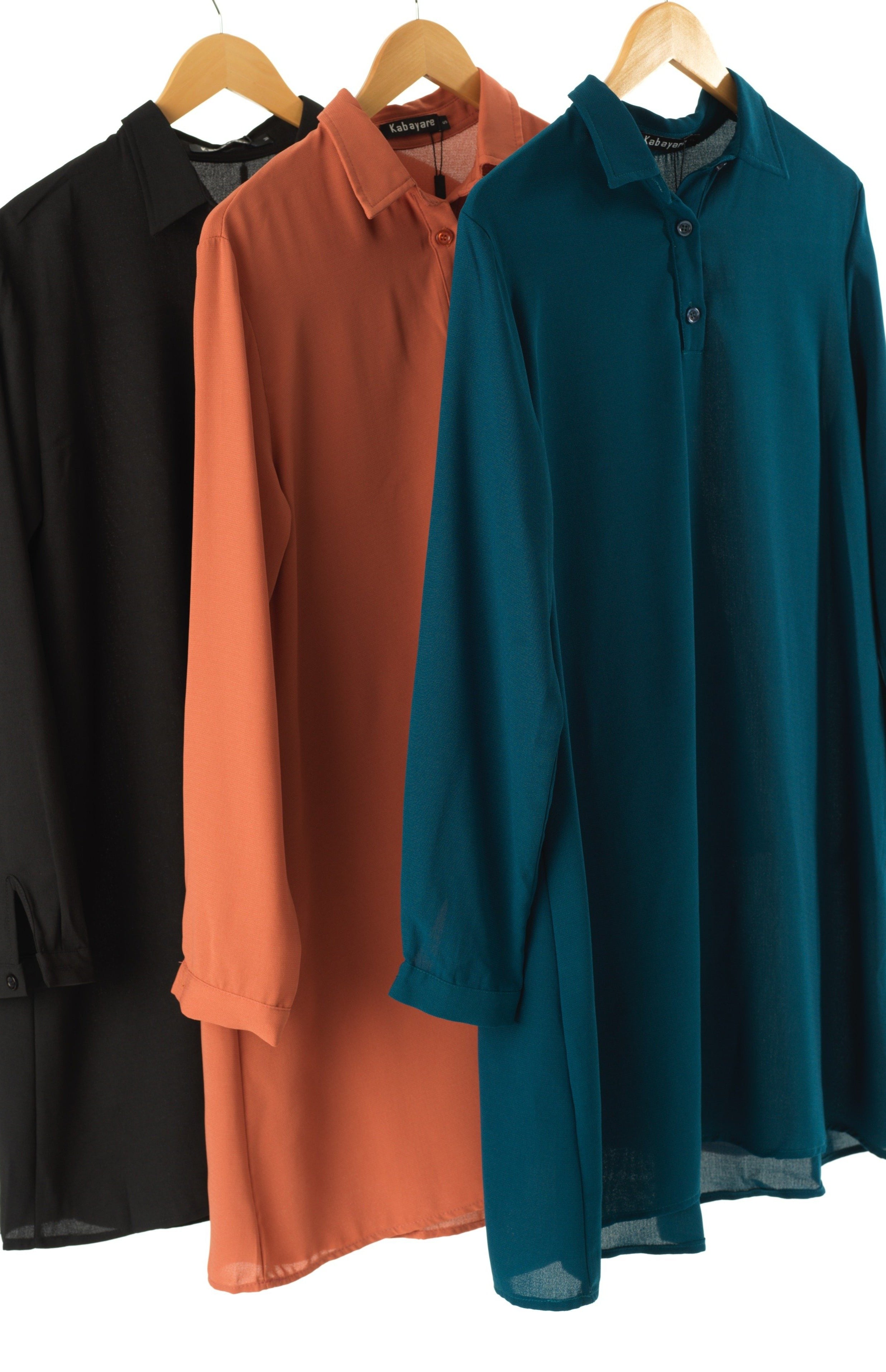 Solid Tunic Modest top Kabayare