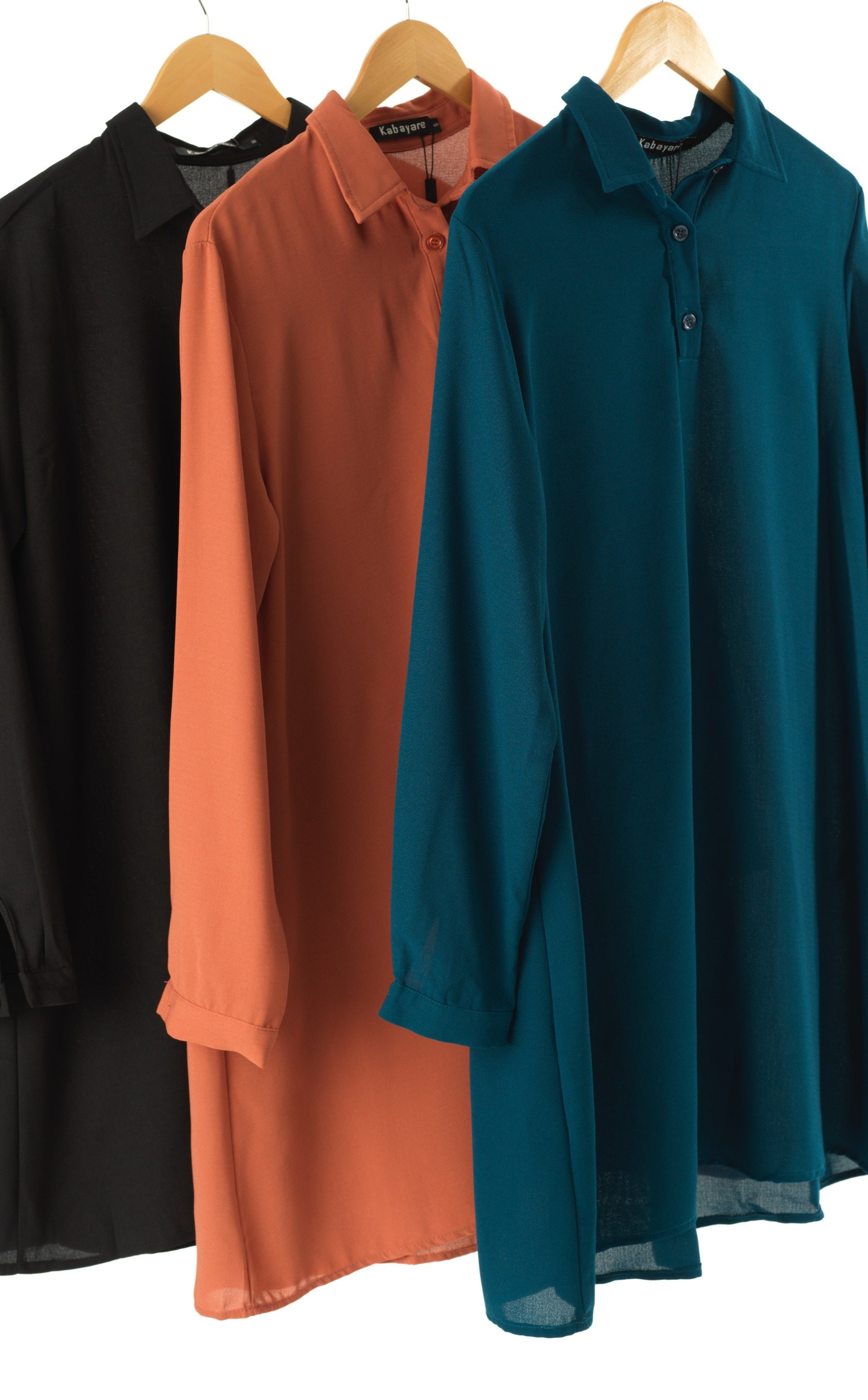 Solid Tunic Modest top Kabayare