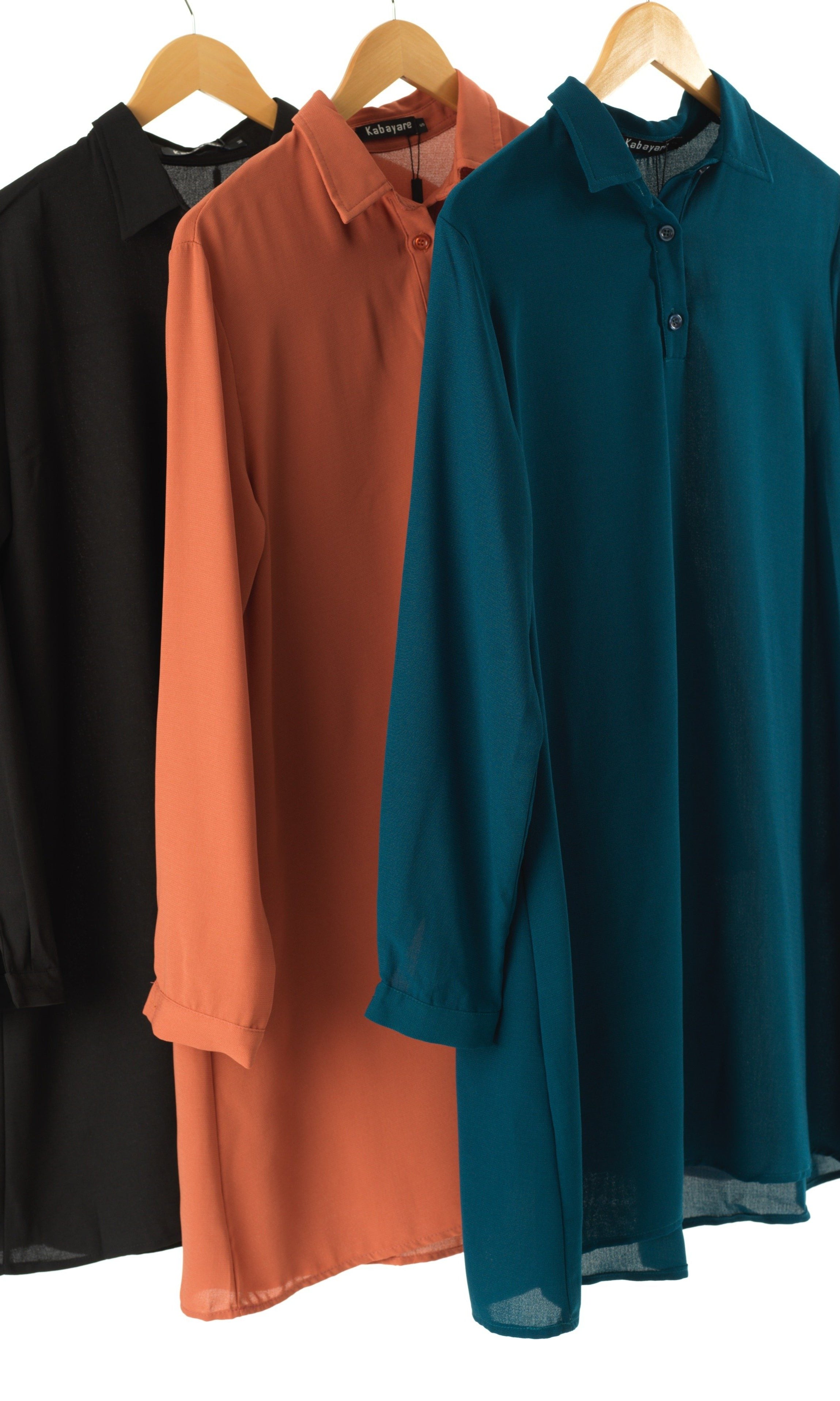 Solid Tunic Modest top Kabayare