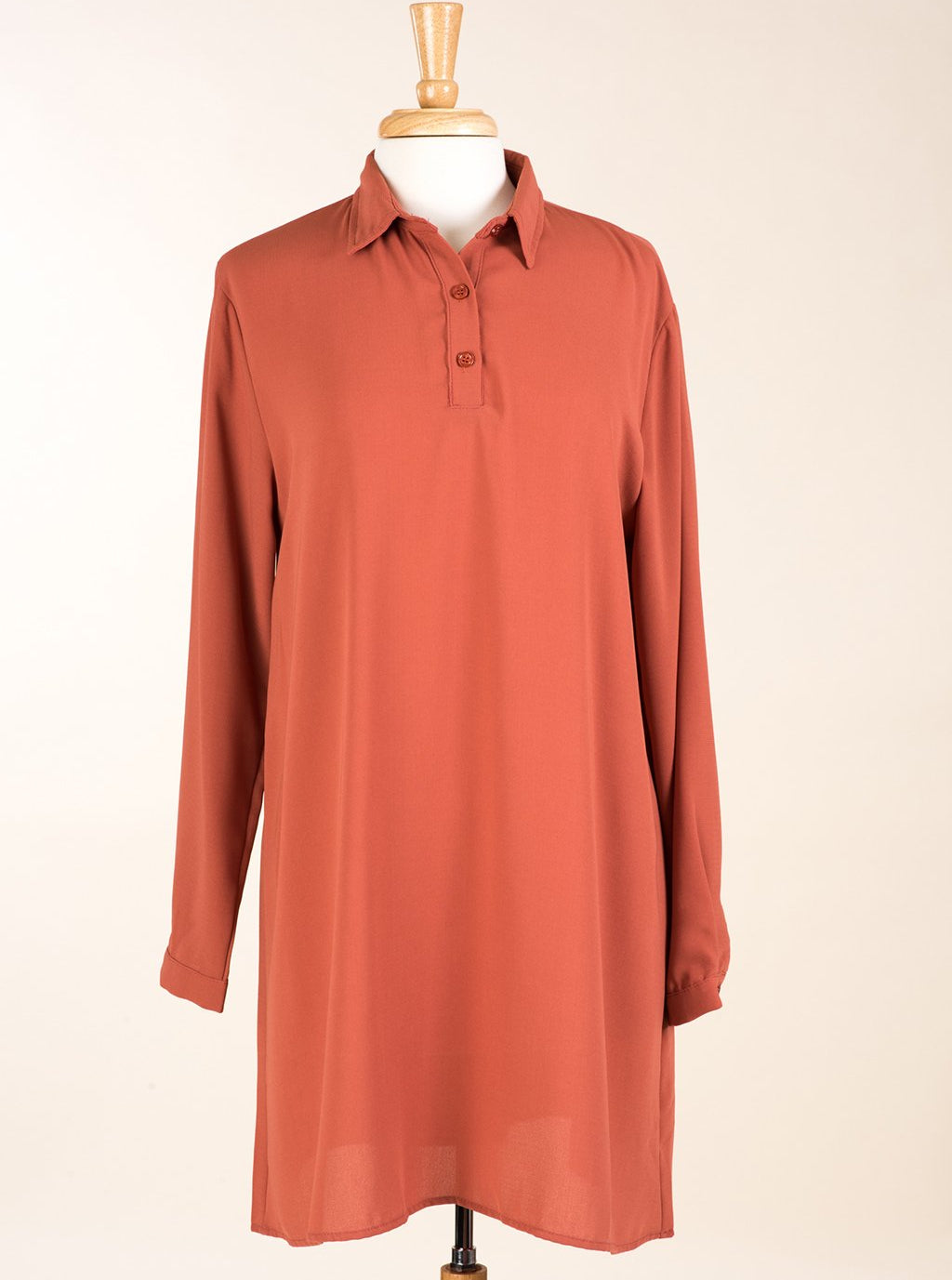 Solid Tunic Modest top Kabayare
