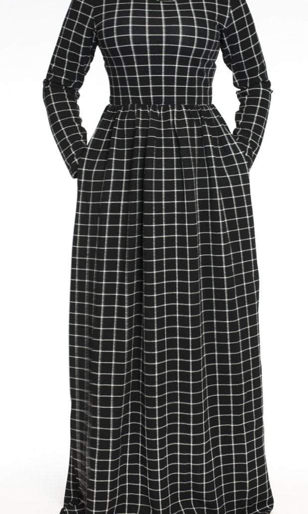 square prints maxi dress Kabayare