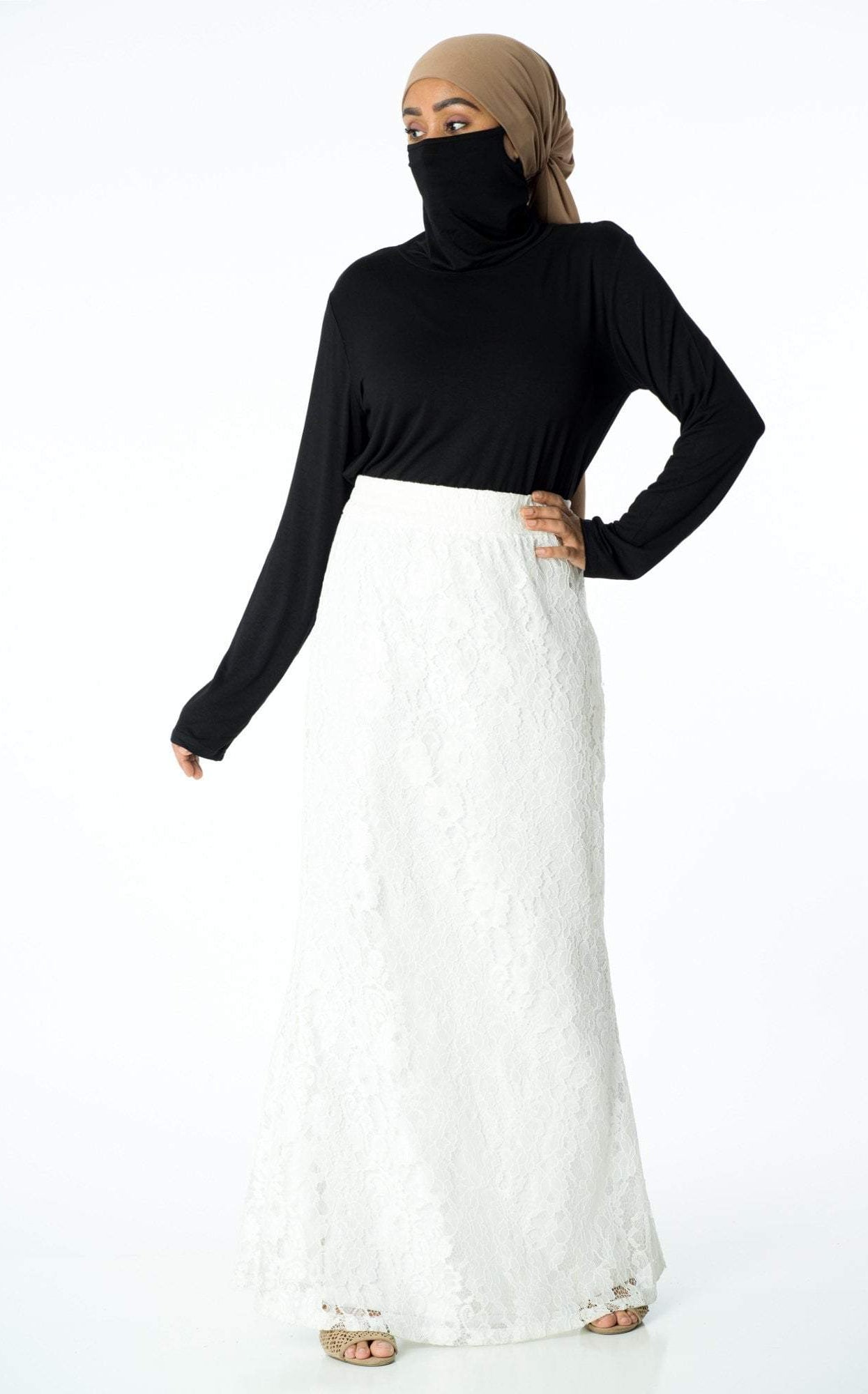T-shirt with a built-in face mask - Kabayare Fashion (5961595191445)