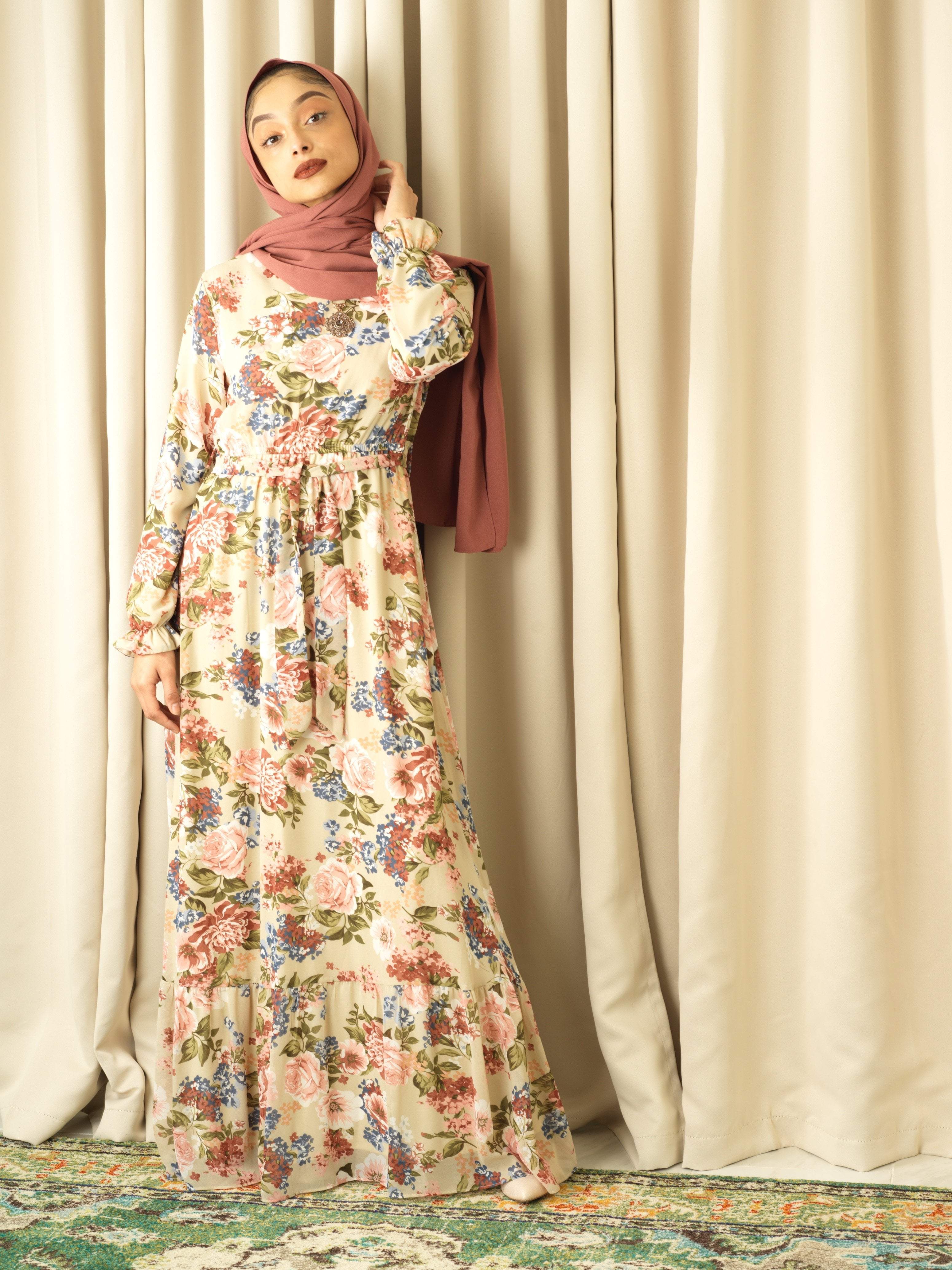 Take me to the Garden maxi dress - Kabayare Fashion (5559713333397)