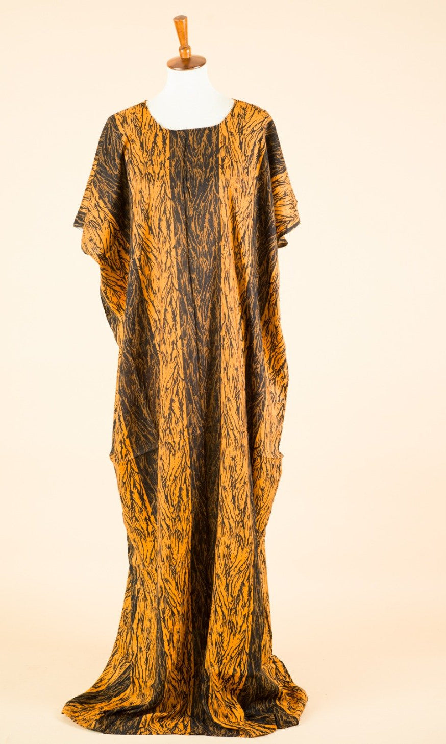 Tan bamboo Bati Dress Kabayare
