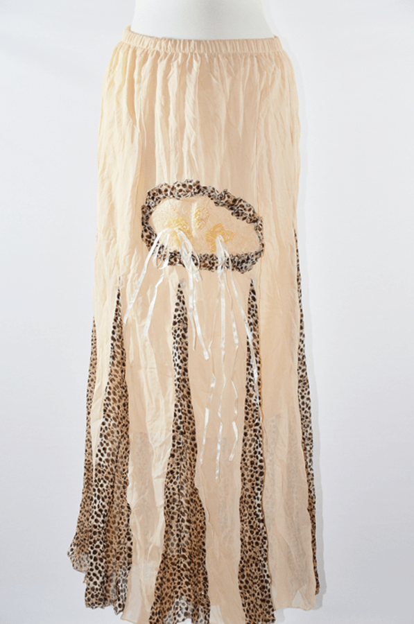 Tan bouquets leopard prints skirts Kabayare