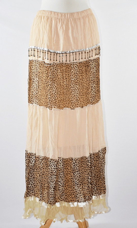 Tan leopard prints skirts Kabayare