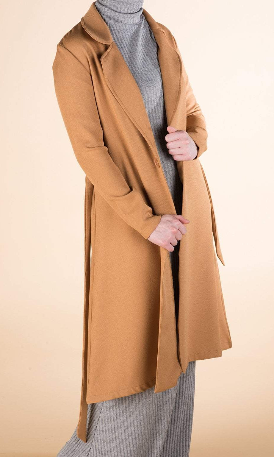 Tan trench jacket Kabayare