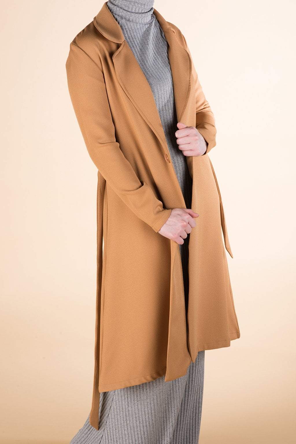 Tan trench jacket Kabayare