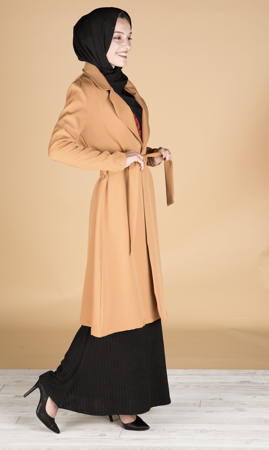 Tan trench jacket Kabayare