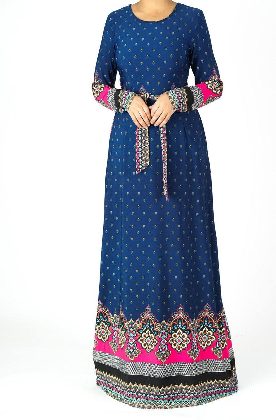 Tapestry boho print maxi dress Kabayare