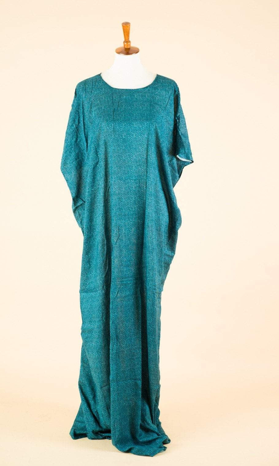 Teal love bati dress Kabayare