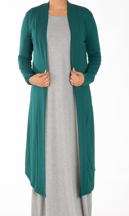 Teal Maxi Cardigan Kabayare