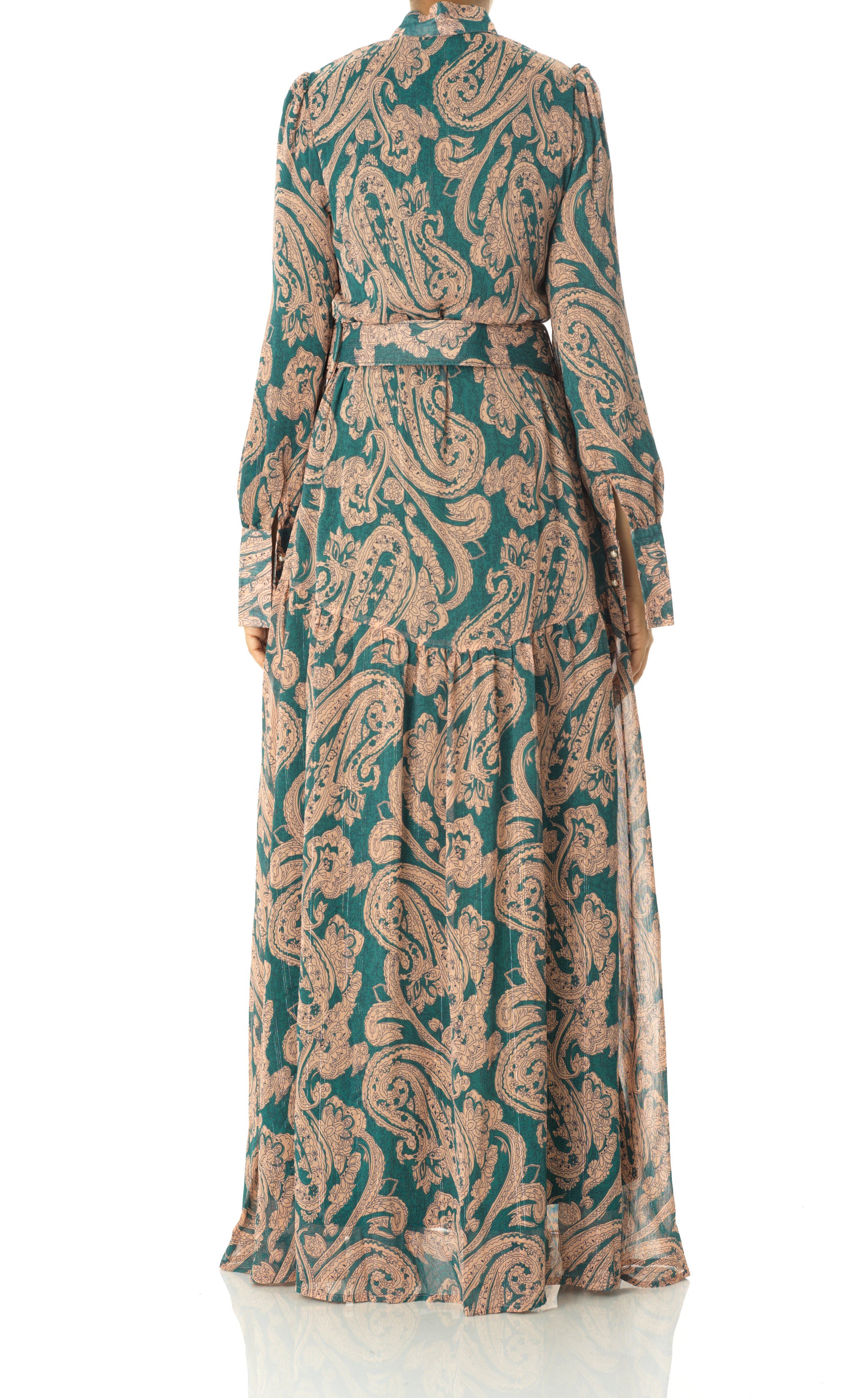 teal paisley Kabayare