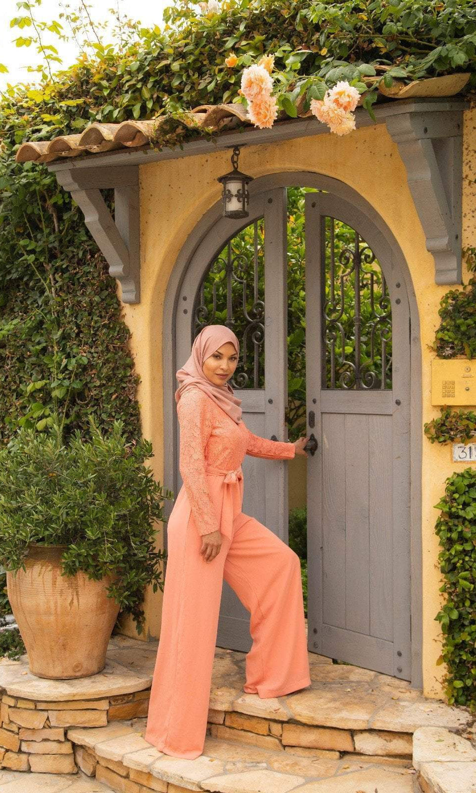 The delightful Modest long sleeve jumpsuits Kabayare