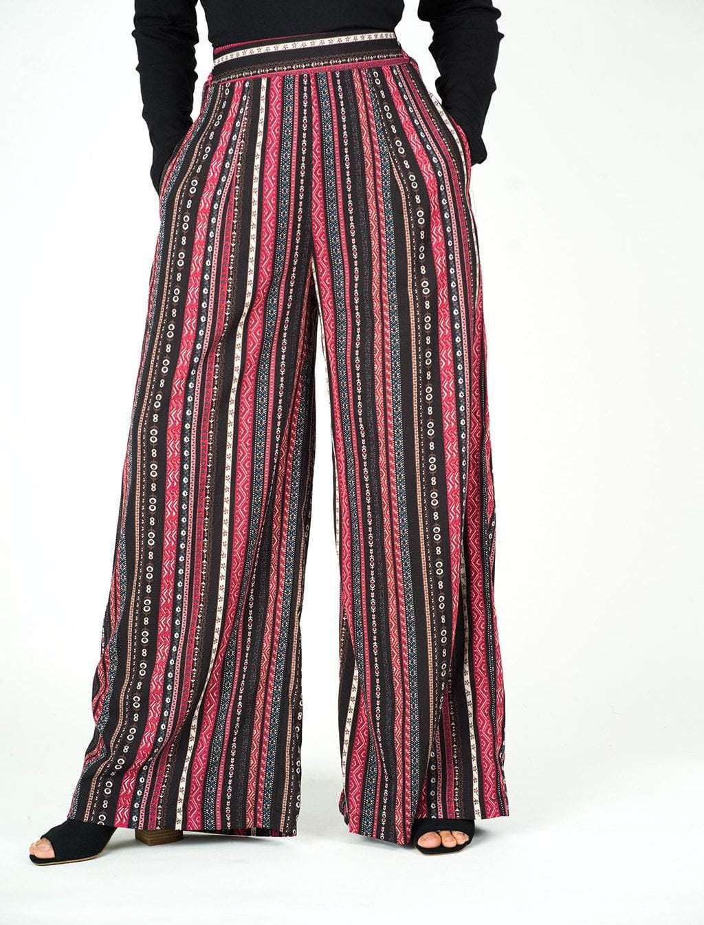 Tribal Print palazzo pants Kabayare