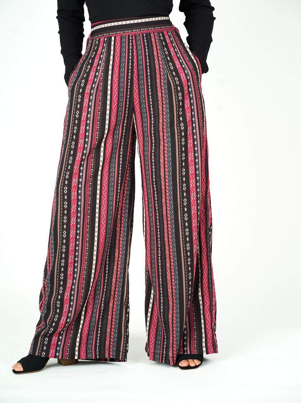 Tribal Print palazzo pants Kabayare