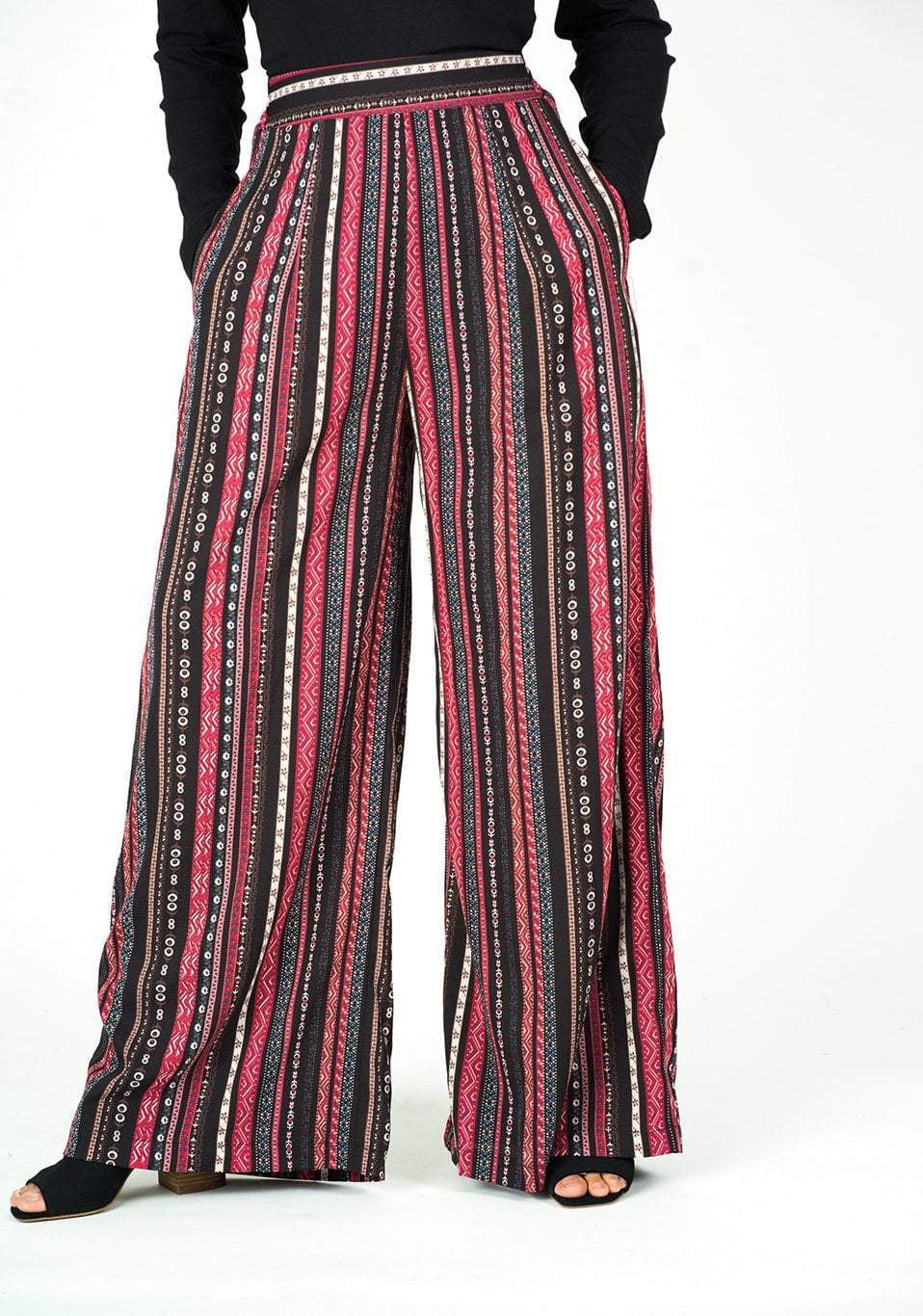 Tribal Print palazzo pants Kabayare