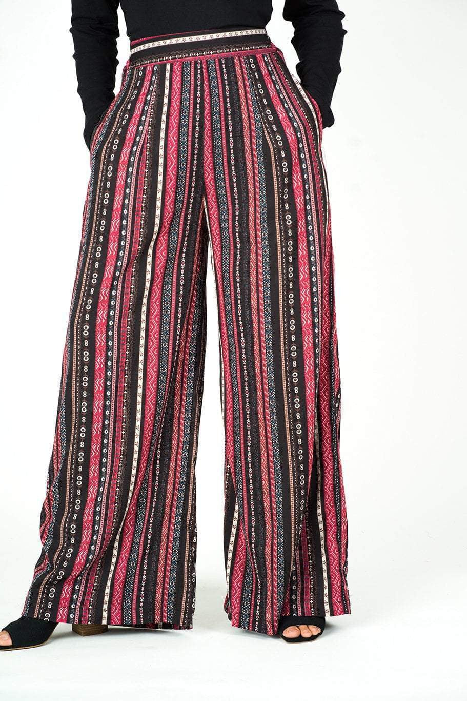 Tribal Print palazzo pants Kabayare