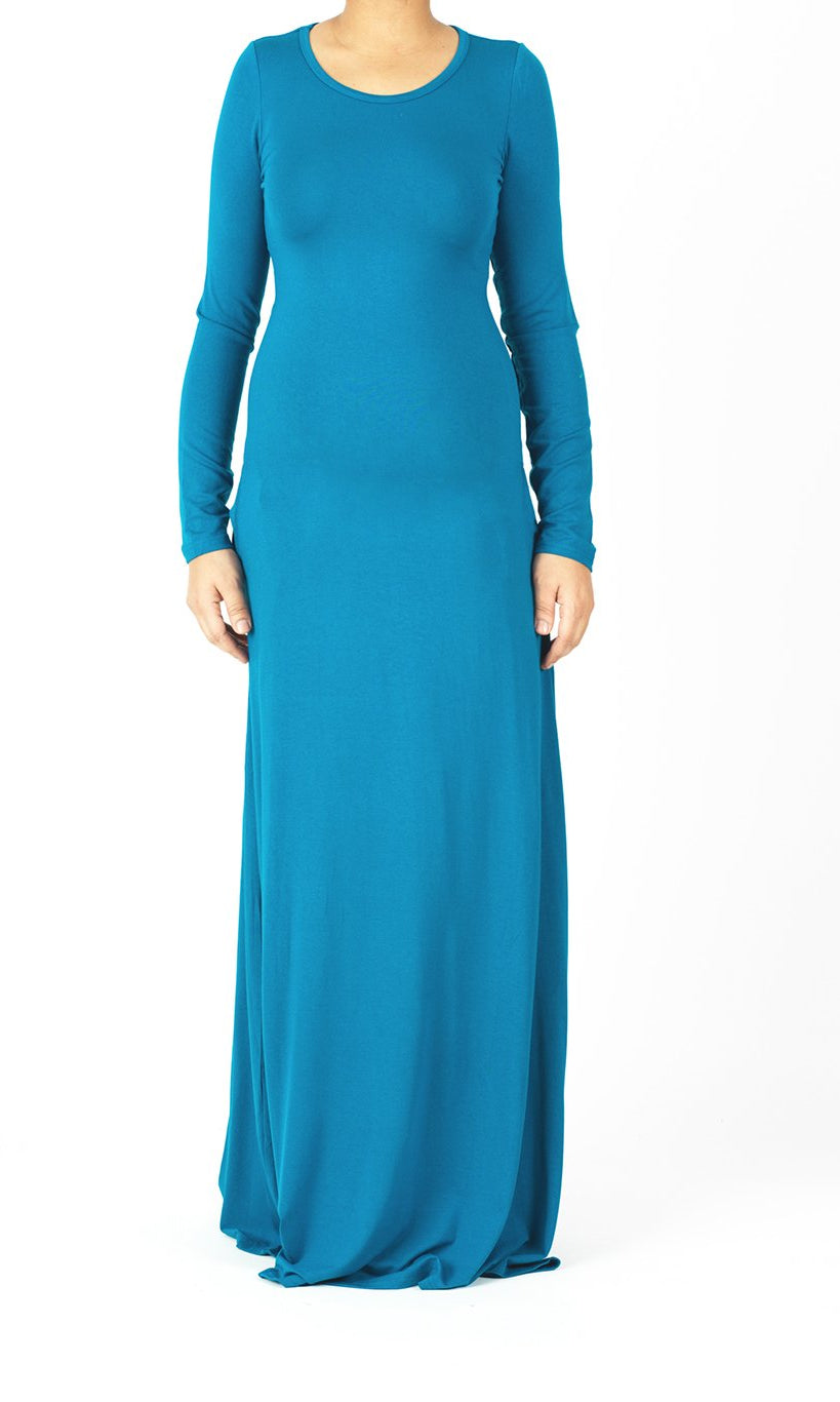 Turquoise Cotton Candy Dress Kabayare
