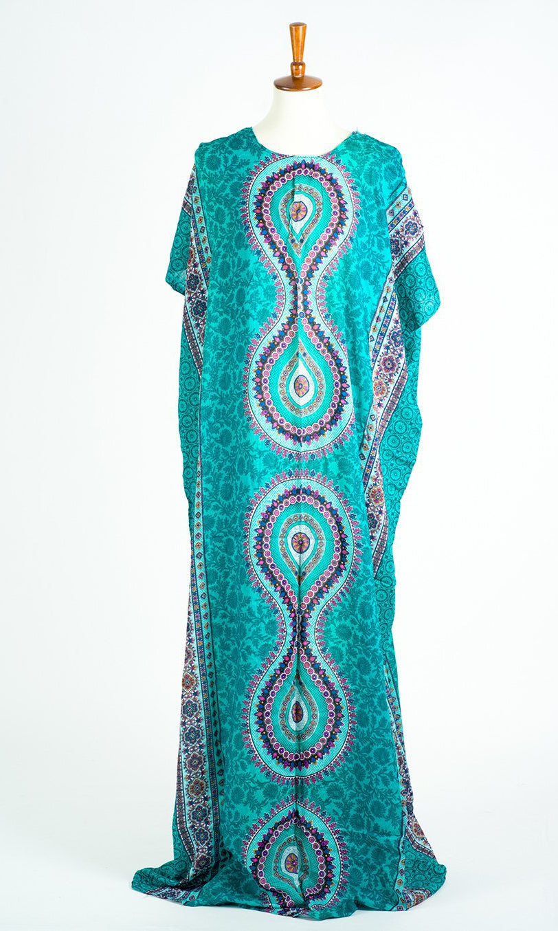 turquoise Timeless Bati Dress Kabayare