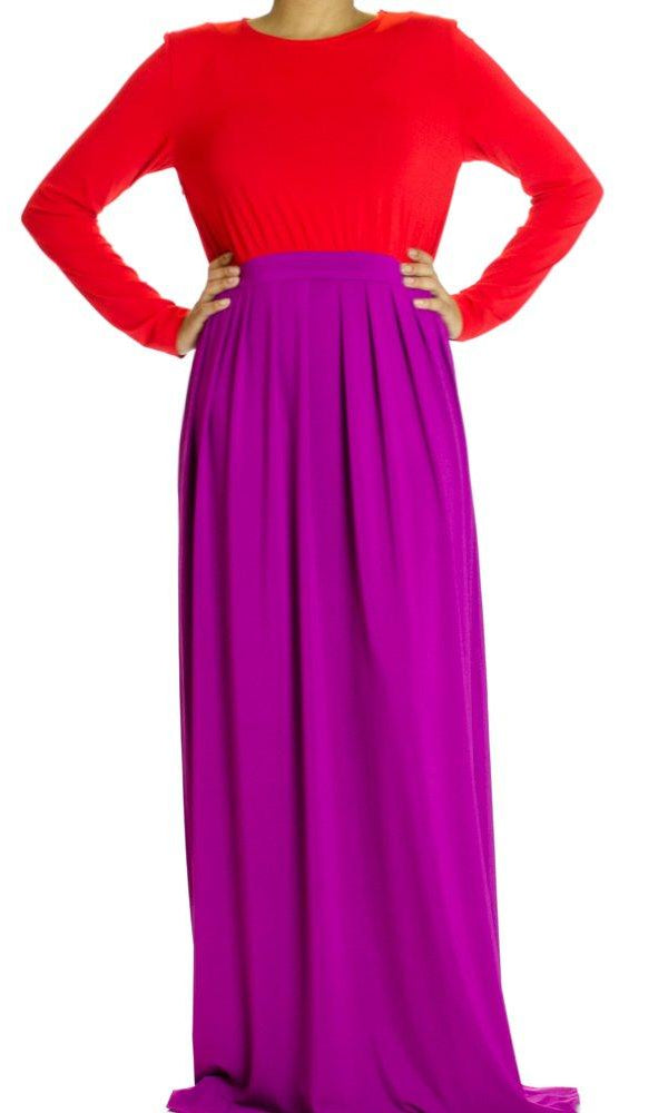 Two-tone Pleats Kabayare
