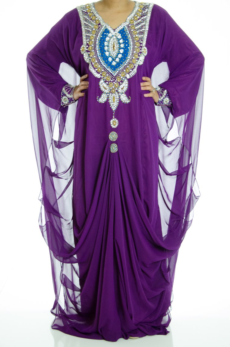 Valvet Swarovski Kaftan Kabayare
