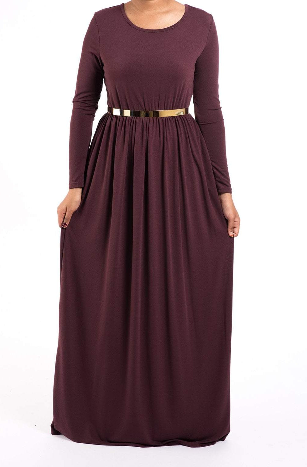 Vamp Milk Silk Maxi Dress / Pockets Kabayare