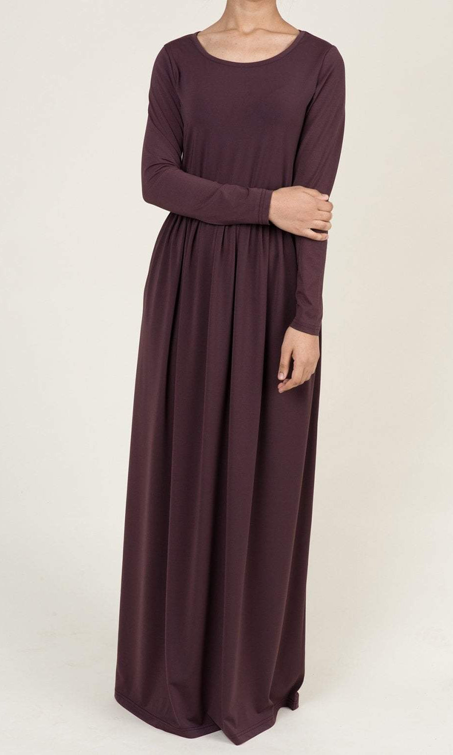 Vamp Milk Silk Maxi Dress / Pockets Kabayare