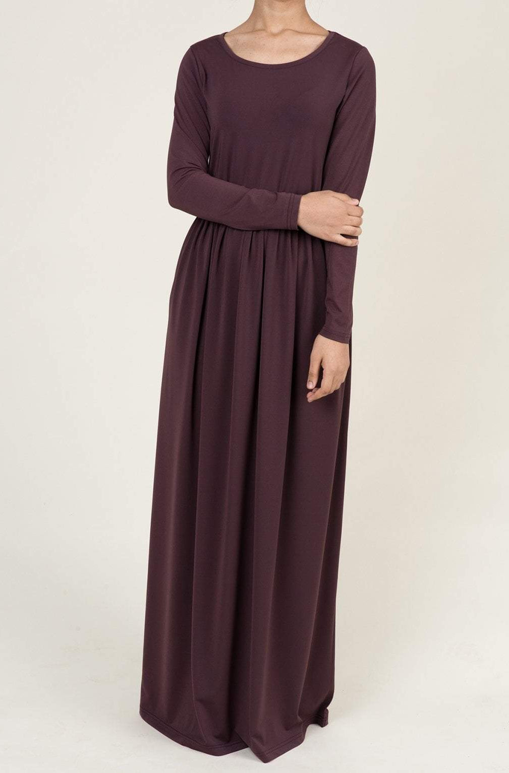 Vamp Milk Silk Maxi Dress / Pockets Kabayare