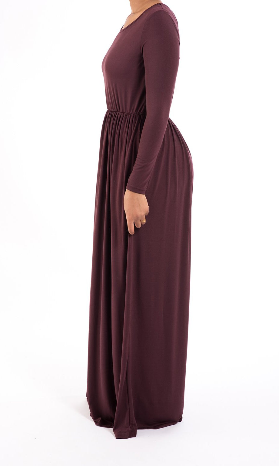 Vamp Milk Silk Maxi Dress / Pockets Kabayare