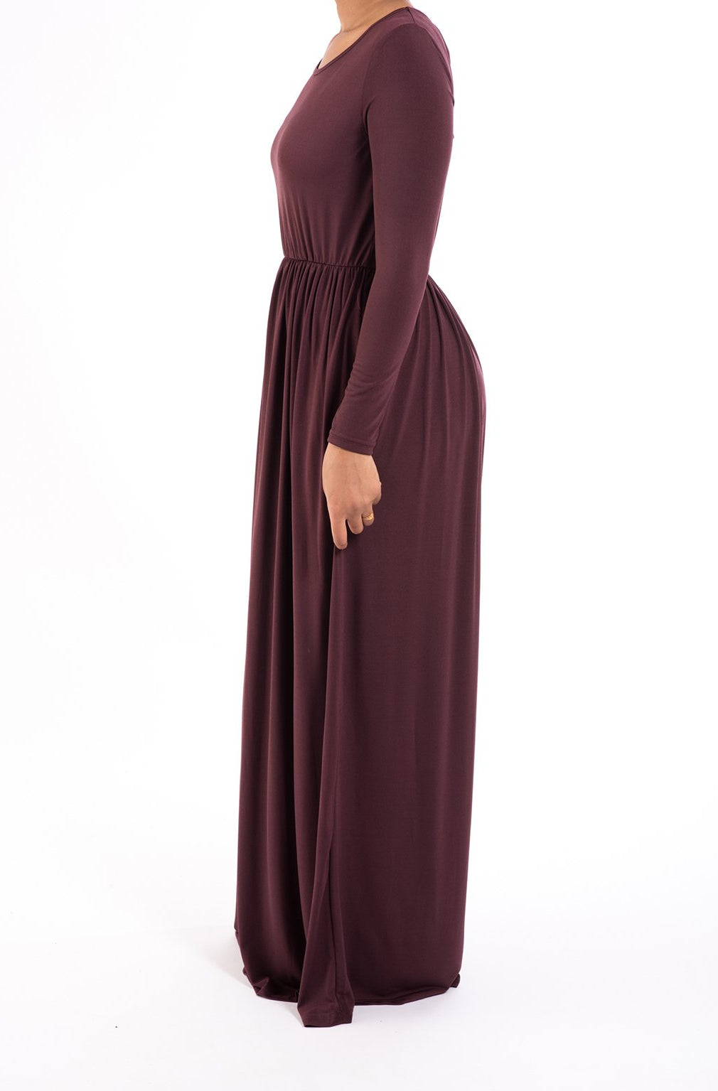 Vamp Milk Silk Maxi Dress / Pockets Kabayare