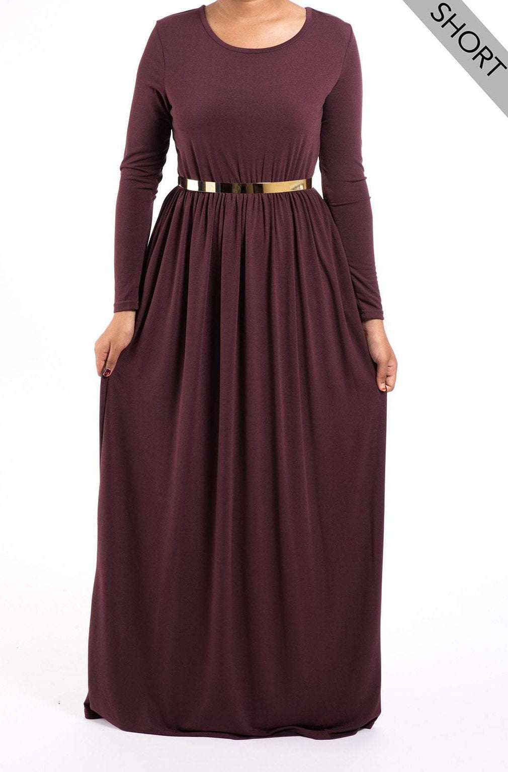 Vamp Milk Silk Maxi Dress / (SHORT) Kabayare